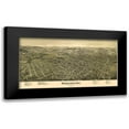 thumbnail image 1 of Fowler 24x15 Black Modern Framed Museum Art Print Titled - Washington Pennsylvania - Fowler 1897, 1 of 5