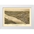thumbnail image 1 of Fowler 24x17 White Modern Wood Framed Museum Art Print Titled - Verona Oakmont Pennsylvania - Fowler 1896, 1 of 4