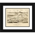 thumbnail image 1 of Fowler 24x19 Black Ornate Wood Framed with Double Matting Museum Art Print Titled - Sinking Spring Pennsylvania - Fowler 1898, 1 of 4