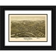 thumbnail image 1 of Fowler 32x24 Black Ornate Wood Framed with Double Matting Museum Art Print Titled - Turtle Creek Pennsylvania - Fowler 1897, 1 of 4