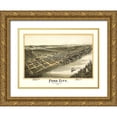thumbnail image 1 of Fowler 32x25 Gold Ornate Wood Framed with Double Matting Museum Art Print Titled - Ford City Pennsylvania - Fowler 1896, 1 of 4