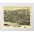 thumbnail image 1 of Fowler 32x26 White Modern Wood Framed Museum Art Print Titled - McKees Rocks Pennsylvania - Fowler 1901, 1 of 4