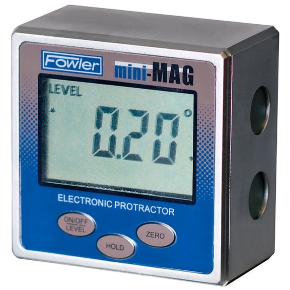 Fowler 54-422-450-1 Fowler Mini-Mag Protractor, Aluminum
