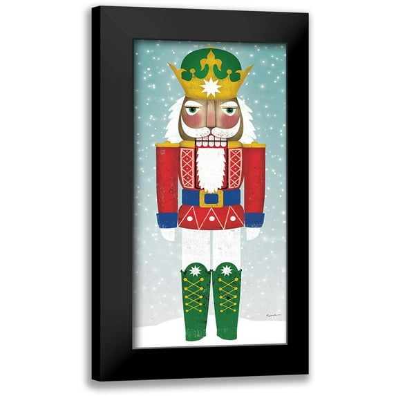 Fowler, Ryan 11x18 Black Modern Framed Museum Art Print Titled - Joyful Nutcracker III