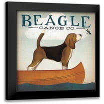Fowler, Ryan 12x12 Black Modern Framed Museum Art Print Titled - Beagle Canoe Co