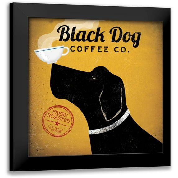 Fowler, Ryan 12x12 Black Modern Framed Museum Art Print Titled - Black Dog Coffee Co