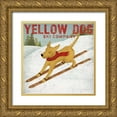 thumbnail image 1 of Fowler, Ryan 12x12 Gold Ornate Wood Framed with Double Matting Museum Art Print Titled - Yellow Dog Ski Co, 1 of 4