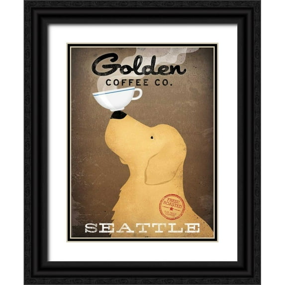 Fowler, Ryan 12x14 Black Ornate Wood Framed with Double Matting Museum Art Print Titled - Golden Coffee Co