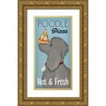 thumbnail image 1 of Fowler, Ryan 14x24 Gold Ornate Wood Framed with Double Matting Museum Art Print Titled - Poodle Pizza, 1 of 4