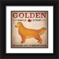 thumbnail image 1 of Fowler, Ryan 15x15 Black Ornate Wood Framed with Double Matting Museum Art Print Titled - Golden Dog at Show, 1 of 4
