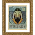 thumbnail image 1 of Fowler, Ryan 15x18 Gold Ornate Wood Framed with Double Matting Museum Art Print Titled - Fisherman V Old Salt Whiskey, 1 of 4