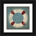 thumbnail image 1 of Fowler, Ryan 20x20 Black Ornate Wood Framed with Double Matting Museum Art Print Titled - Nautical Buoy Blue, 1 of 4