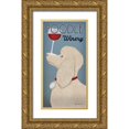 thumbnail image 1 of Fowler, Ryan 9x14 Gold Ornate Wood Framed with Double Matting Museum Art Print Titled - White Poodle Winery, 1 of 4