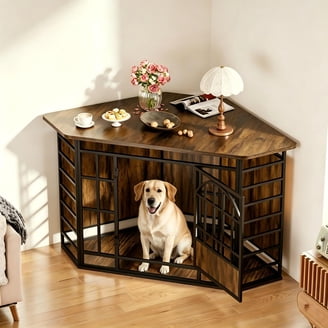 Dog Crate Furniture up to 70 lbs for Large dogs, Side End Table