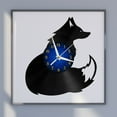 thumbnail image 1 of Fox 12 Inch Vinyl Record Wall Clock - Silent, Creative, and Unique Clock for Living Room, Entryway, or Bedroom Decor - Perfect Gift Idea(12 inchs B without LED), 1 of 7