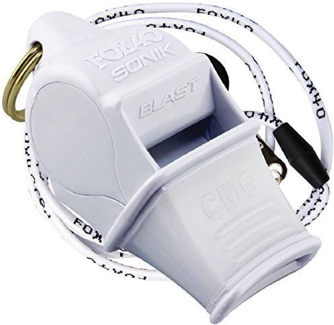 Sifflet Fox 40 Sonik Blast CMG Multicolore - Ultra Puissant Pour Sports Et Urgences