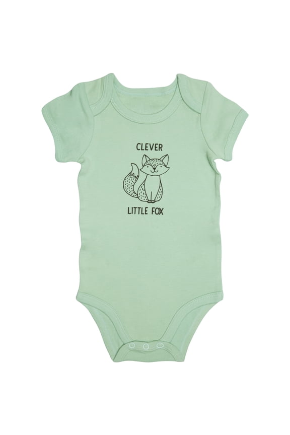 Company - Fox - 6-12 Months Green Onesie