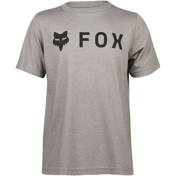 Fox Absolute Basic Youth T-Shirt (X-Large, Heather Graphite Gray)