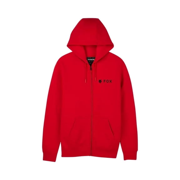 Fox Absolute Zip Hoodie (Medium, Flame Red)