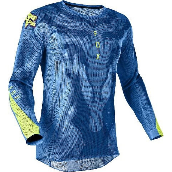 Fox Airline Exo Jersey (Medium, Blue/Yellow)