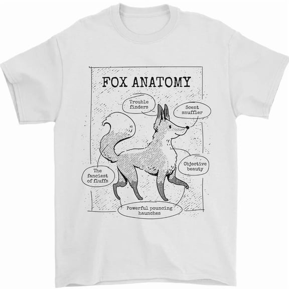 Fox Anatomy Mens T-Shirt