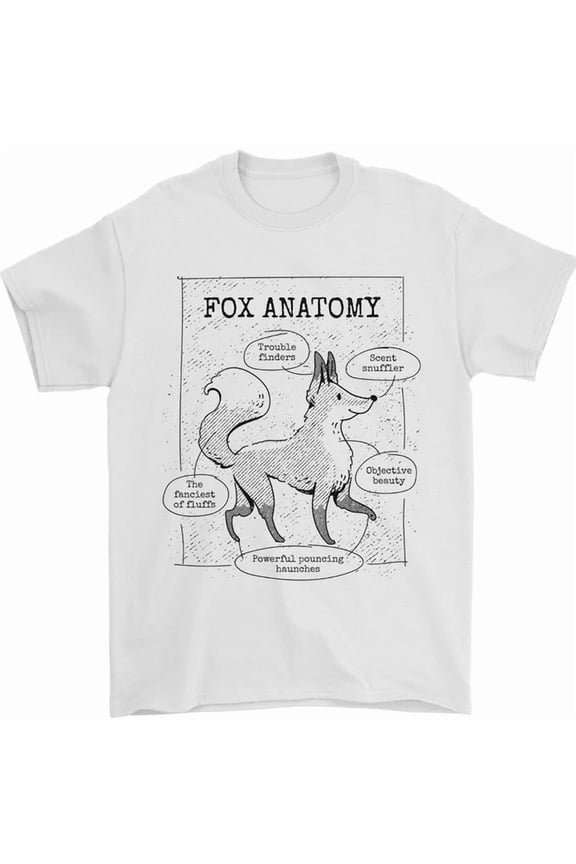 Fox Anatomy Mens T-Shirt