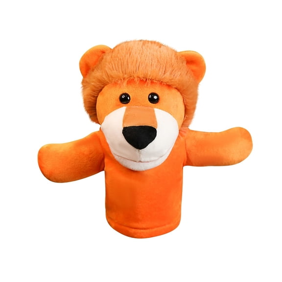Fox Animal Hand Puppet Plush Dog Toy for Boys Interactive Storytelling Educational Pretend Play Puppet Classroom & Home Birthday
