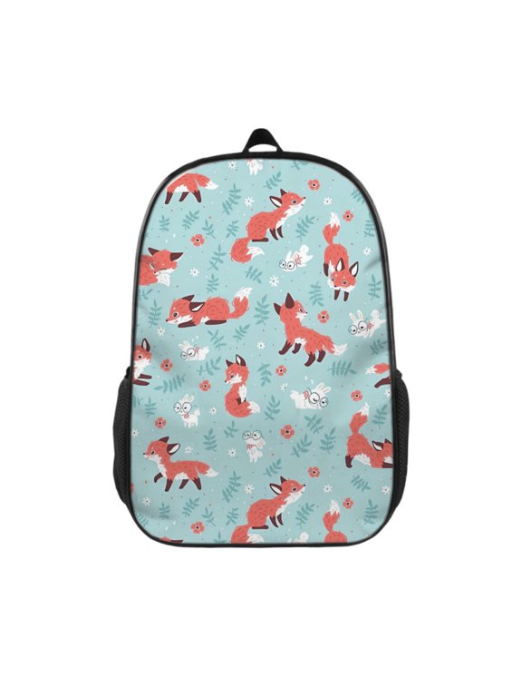 Fox Backpack 17 Inch Large Capacity Casual Fashion Backpack
