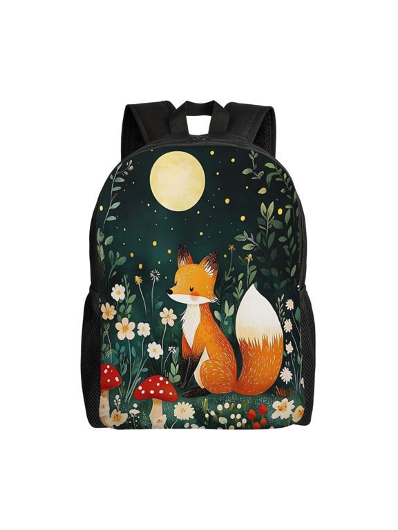 Fox Backpack Large Capacity Laptop Bag for Men and Women
