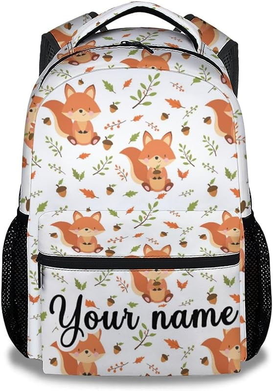 Fox Backpack for Girls Boys 16 Inch School Bookbag with Adjustable Straps Travel Bag Durable Lightweight Large Capacity Walmart