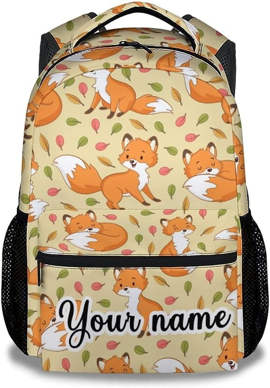 Fox Backpack for Girls Boys 16 Inch School Bookbag with Adjustable Straps Travel Bag Durable Lightweight Large Capacity Walmart