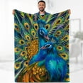 thumbnail image 1 of Fox Blanket Gift for Women Kids - Animal Lover Throw for Boys Girls Baby Bedroom Living Room Cartoon Decor Soft Fuzzy Fleece Cozy Plush Bed Birthday Christmas Lightweight Blanket 50"x60", 1 of 6