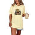 thumbnail image 1 of Fox and Books in Moonlight T-Shirt, Book Lover Fox Graphic Tee, Artistic Animal Design Shirt, Nature Inspired Book Reading Gift Top, Butter Comfort Colors T-Shirt, XL, 1 of 1