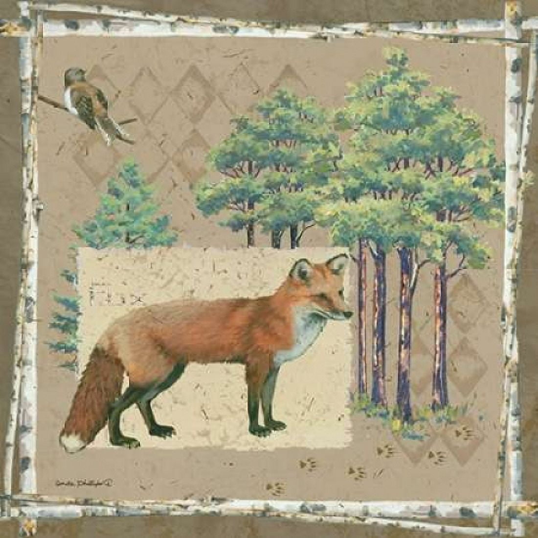 Fox Canvas Art - Anita Phillips (24 x 24)