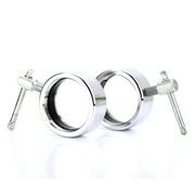 Fox Claw Pair of Quick Release Clout Fitness Stainless Steel Barbell Collars for Olympic 2 inch 50 mm Barbell Clamp Collar for Workout Weightlifting Fitness Pro Training