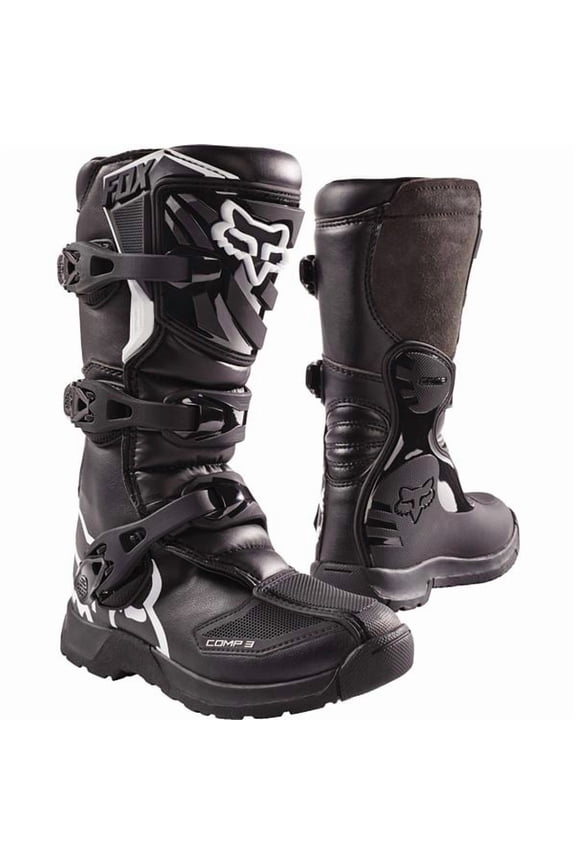 Comp 3 Youth Boots (4, Black)