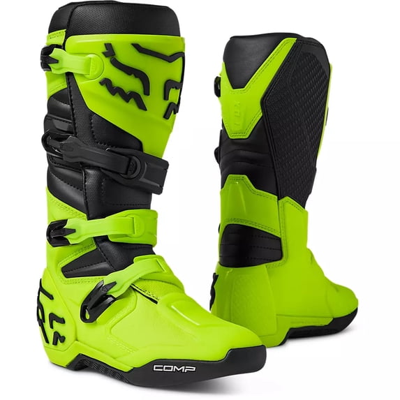 Fox Comp Boots (9, Flo Yellow)