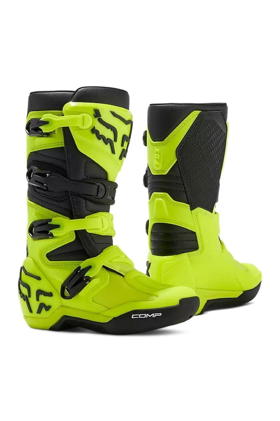 Comp Youth Boots (5, Fluorescent Yellow)
