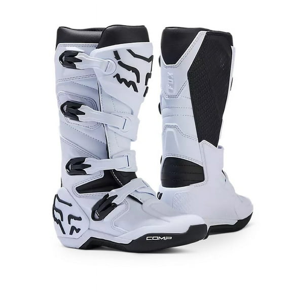Fox Comp Youth Boots (5, White)