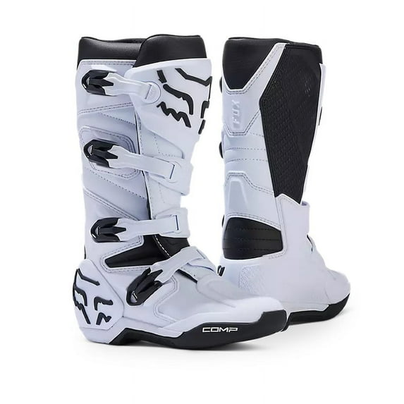 Fox Comp Youth Boots (6, White)