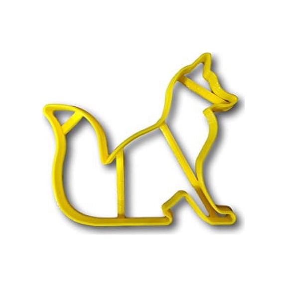 Fox Cookie Cutter (4 inches)- Fast Shipping - Sharp Edges - Exceptional Quality