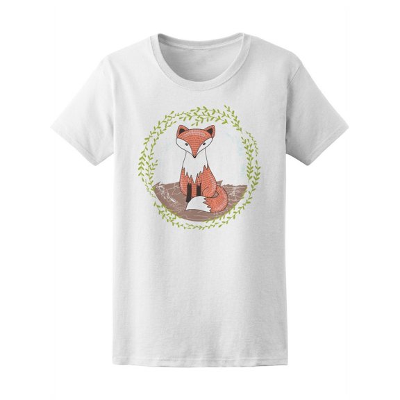 Fox | Cute Front T-Shirt Women -Image by Shutterstock, Female x-Large