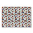 thumbnail image 1 of Fox Cutting Board, Snow Foxes with Winter Sweaters and Scarf Cartoon Vulpe Friends in Cozy Environment, Decorative Tempered Glass Cutting and Serving Board, Small Size, Multicolor, by Ambesonne, 1 of 1