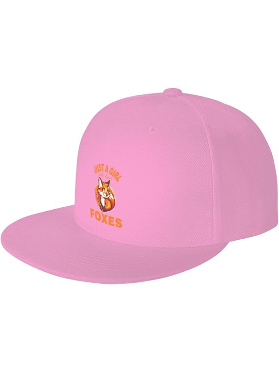 Fox Dad Hat Women Men Adjustable Snapback Baseball Cap One Size Plain