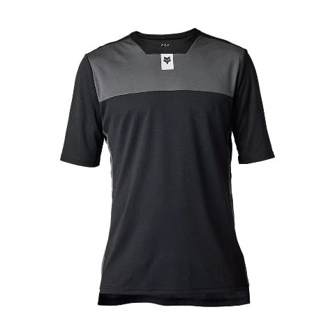 Fox Defend Short Sleeve Jersey (Large, Black)
