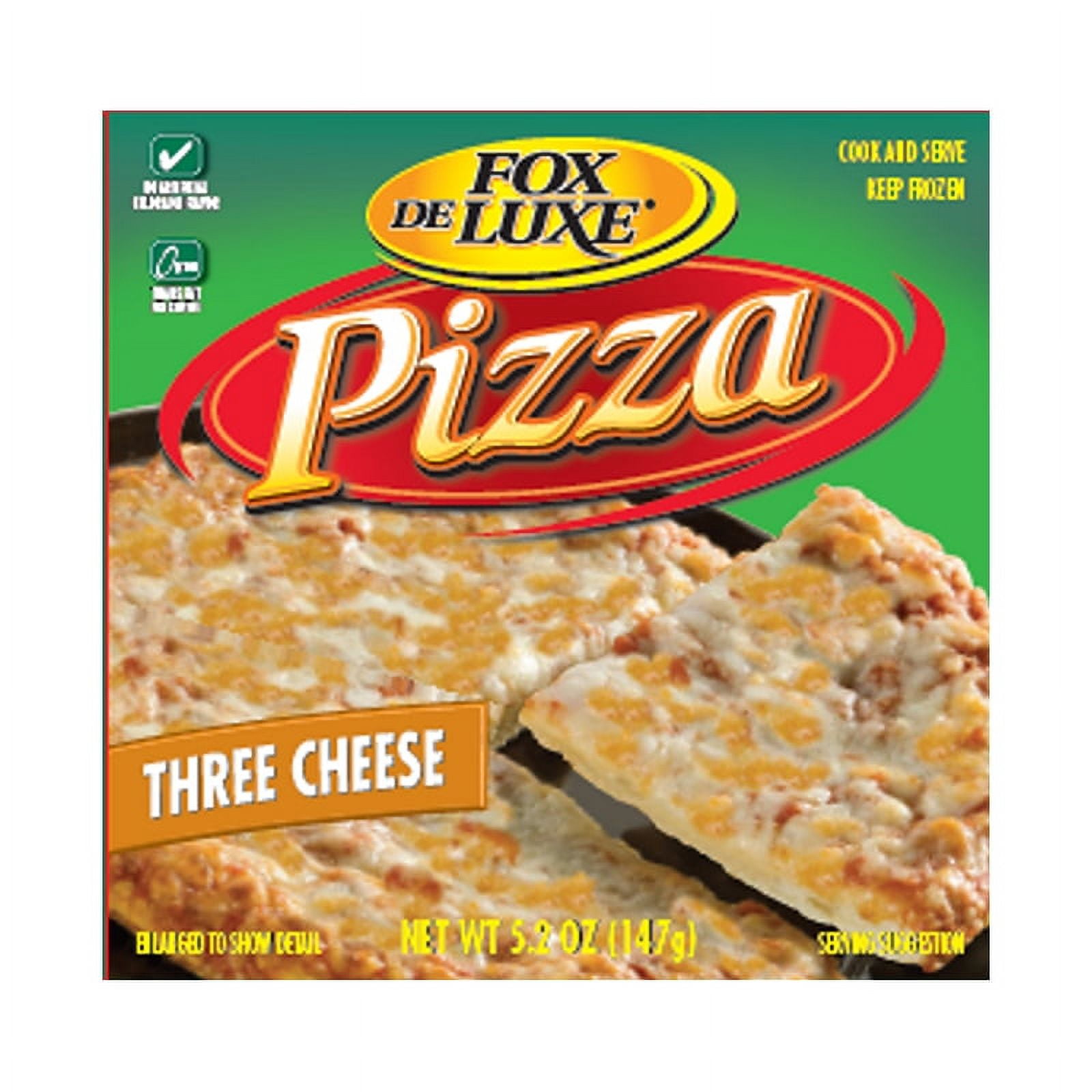 Fox Deluxe Pizza 3 Cheese 5.2oz - Walmart.com