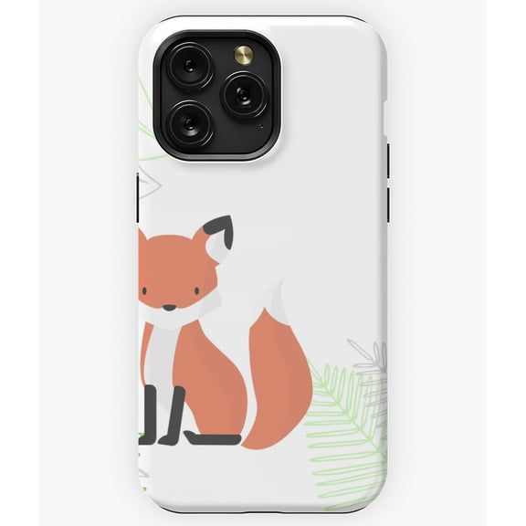 Fox Design Cute Animal Wildlife Art G7658 Phone Case for iPhone17 16 15 14 13 12 11 Pro Max