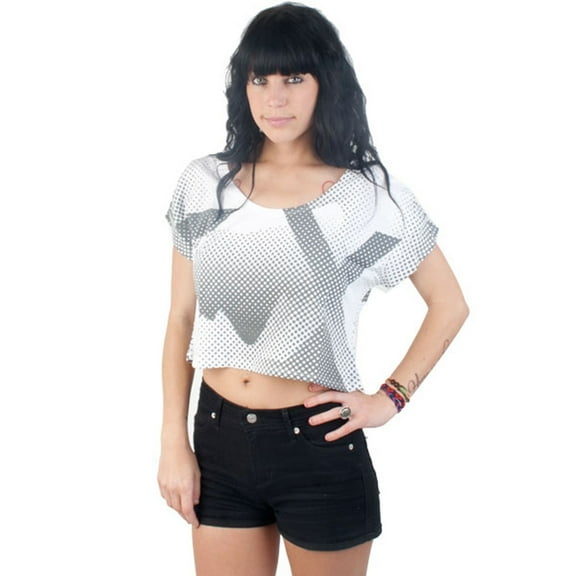 Fox - Distraction Juniors Crop T-Shirt - Medium