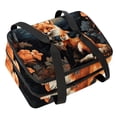 thumbnail image 1 of Fox Double Layered Insulated Lunch Bag with Two Compartments, Large Capacity, Handheld, 7.1x11.4x16.1 Inches, 1 of 6