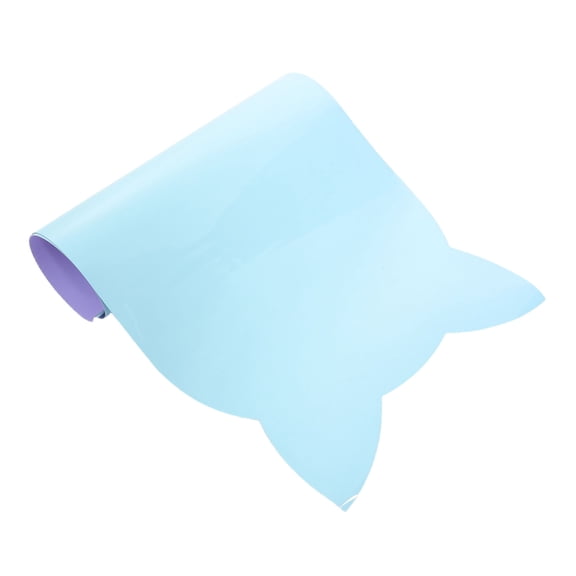Fox Ear Design Sky Blue Adhesive Whiteboard Sticker Peel and Stick Dry Erase Wall Memo Board